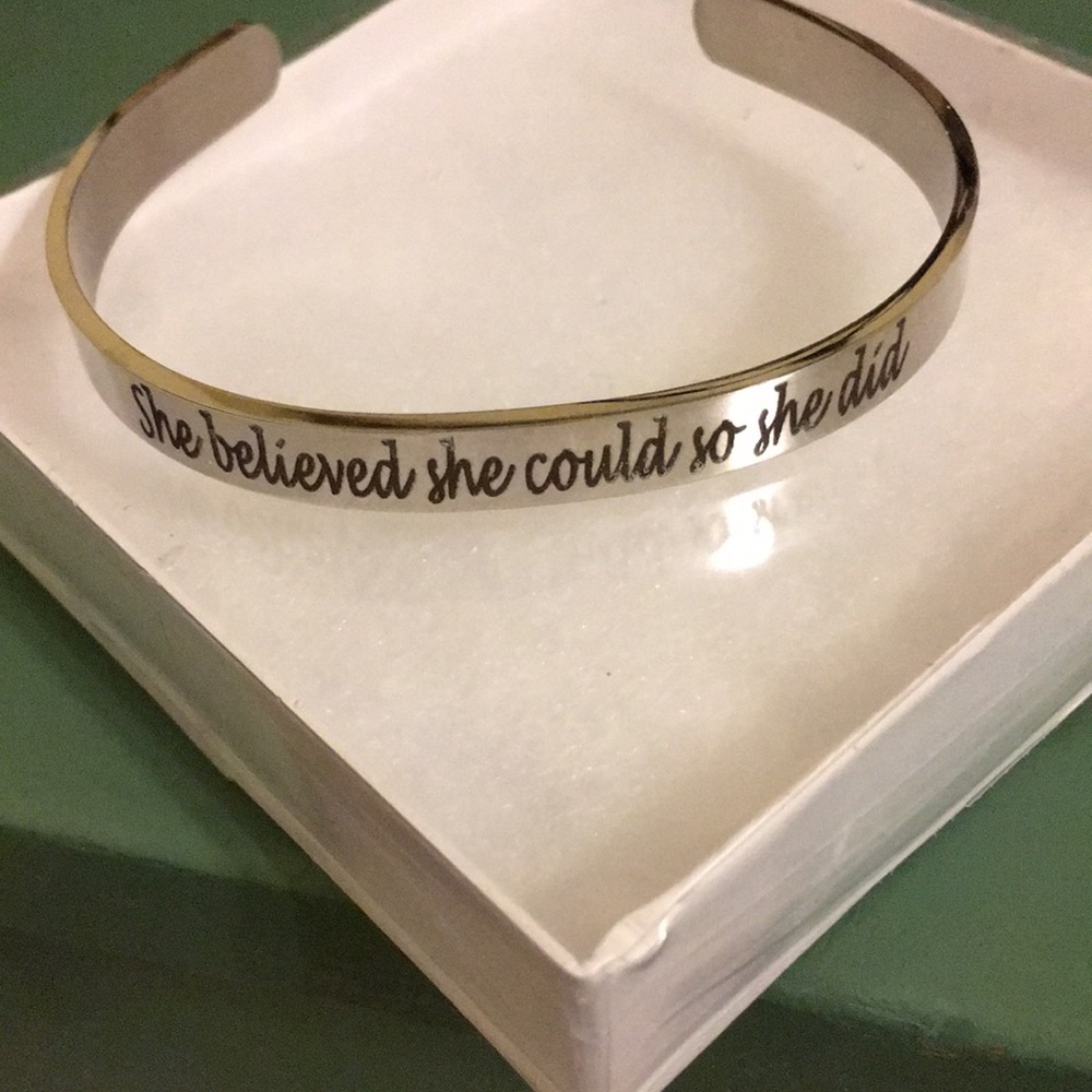 New in Box 8mm stainless steel bracelet